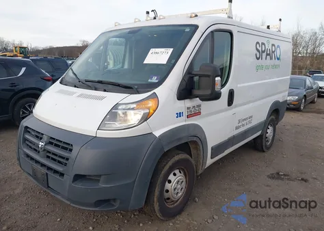 2017 Ram Promaster 1500 Low Roof 118 Wb из США, поврежденный, VIN 3C6TRVNG3HE512318